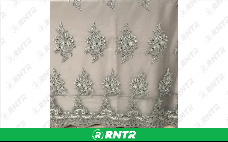  Lace Linen - Venetian Grey - 84in x 84in Overlay – For rent in englewood, colorado – Allwell Rents | RNTR.com – Image 1