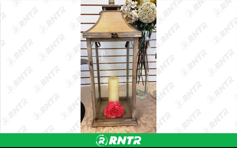 Generic LANTERN 30 TALL 11 SQ. RUSTIC WOOD – For rent in Mount Airy, North Carolina – Cooke Rentals MA | RNTR.com – Image 1 of 1
