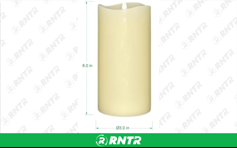 Generic LED Pillar Candle 3 x 6 Ivory battery – For rent in Mount Airy, North Carolina – Cooke Rentals MA | RNTR.com – Image 2 of 2