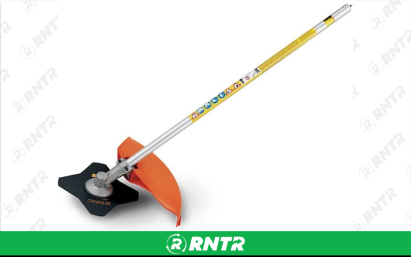 Generic (LG56-4) Stihl KM Brush Cutting Attachment - 4 Tooth Blade – For rent in allendale, michigan – Allendale Ace | RNTR.com – Image 1