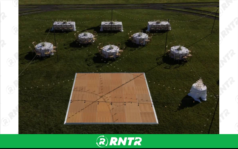 First Dance Light Wood Dance Floor - 3' x 3' Panel – For rent in Rocklin, California – First Dance Dance Floors | RNTR.com – Image 2 of 2
