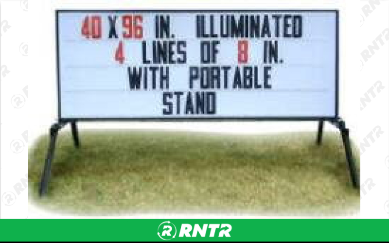 Generic LIGHTED SIGN 4 X 8 – For rent in Mount Airy, North Carolina – Cooke Rentals MA | RNTR.com – Image 1 of 1