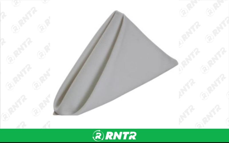 Generic LINEN FORTEX 20x20 WHITE NAPKIN – For rent in Fresno, California – Expo Party Rentals | RNTR.com – Image 1 of 2