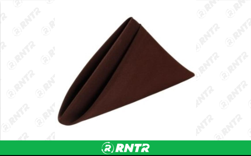 Generic LINEN VANTAGE 20x20 CHOCOLATE NAPKIN – For rent in Fresno, California – Expo Party Rentals | RNTR.com – Image 1 of 1