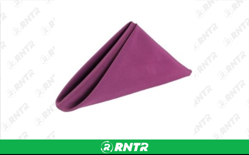 Generic LINEN VANTAGE 20x20 PLUM NAPKIN – For rent in Fresno, California – Expo Party Rentals | RNTR.com – Image 1 of 1