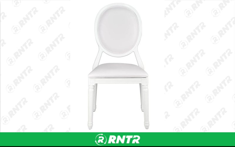 Generic LOUIS POP CHAIR WHITE – For rent in Mount Airy, North Carolina – Cooke Rentals MA | RNTR.com – Image 1 of 3