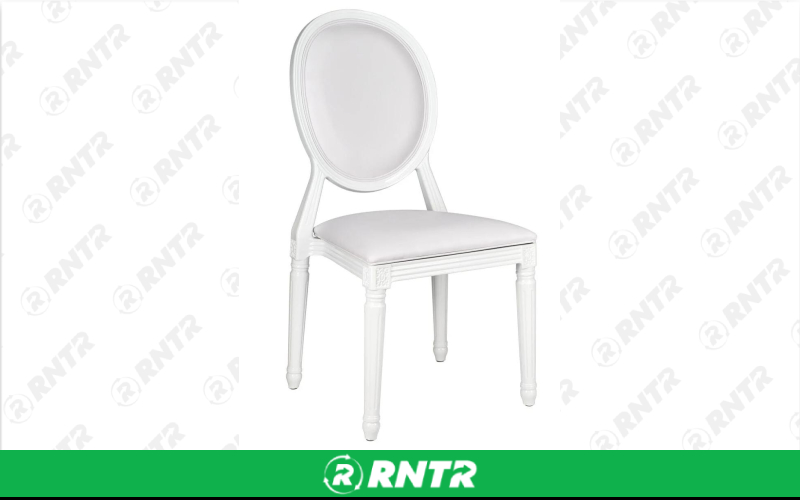 Generic LOUIS POP CHAIR WHITE – For rent in Mount Airy, North Carolina – Cooke Rentals MA | RNTR.com – Image 2 of 3