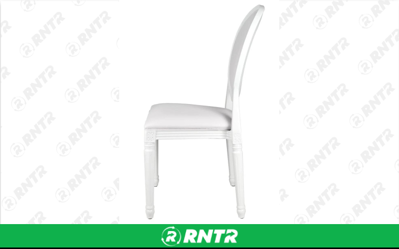 Generic LOUIS POP CHAIR WHITE – For rent in Mount Airy, North Carolina – Cooke Rentals MA | RNTR.com – Image 3 of 3