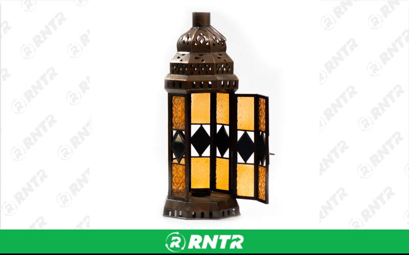 Generic Moroccan Lantern Orange Glass – 17 – For rent in Portland, Oregon – Peter Corvallis Productions | RNTR.com – Image 2 of 2