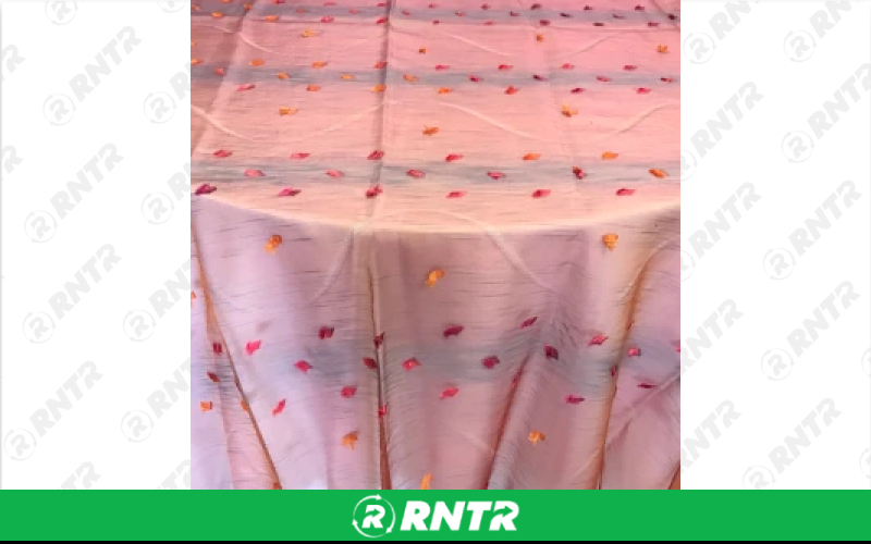  Organza Linen - Fusion Paintbrush - 84in x 84in Overlay – For rent in englewood, colorado – Allwell Rents | RNTR.com – Image 1