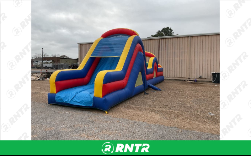 Generic (PB40-1) 39' Obstacle Challenge Course - Bounce House - black – For rent in allendale, michigan – Allendale Ace | RNTR.com – Image 1