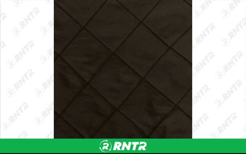  Pintuck Linen - Chocolate - 84in x 84in Overlay – For rent in englewood, colorado – Allwell Rents | RNTR.com – Image 1