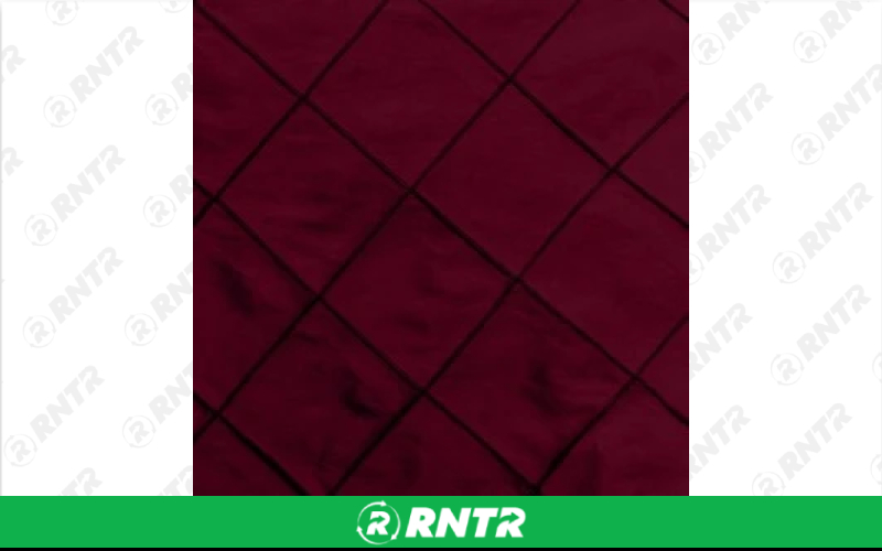  Pintuck Linen - Garnet - 120in Round – For rent in englewood, colorado – Allwell Rents | RNTR.com – Image 1