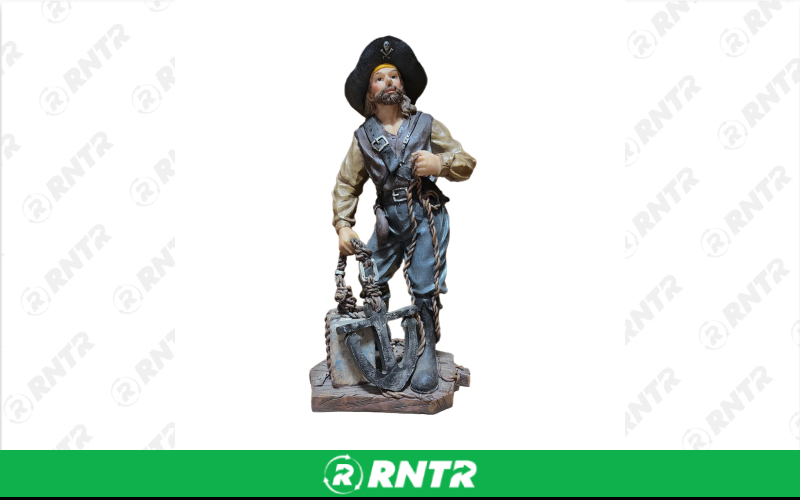 Generic Pirate Statue of Man with Anchor -  12 – For rent in Portland, Oregon – Peter Corvallis Productions | RNTR.com – Image 1