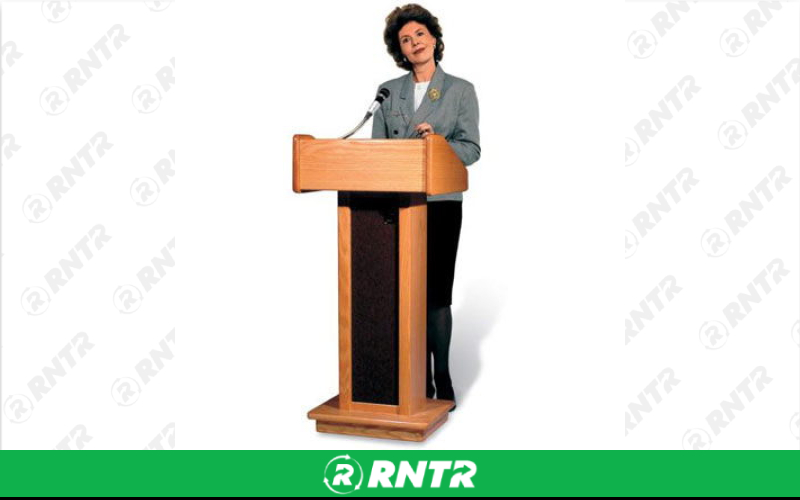 Generic PODIUM OAK WOOD – For rent in Mount Airy, North Carolina – Cooke Rentals MA | RNTR.com – Image 1 of 1
