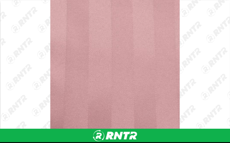  Polystripe Linen - Dusty Rose - 132in Round – For rent in englewood, colorado – Allwell Rents | RNTR.com – Image 1