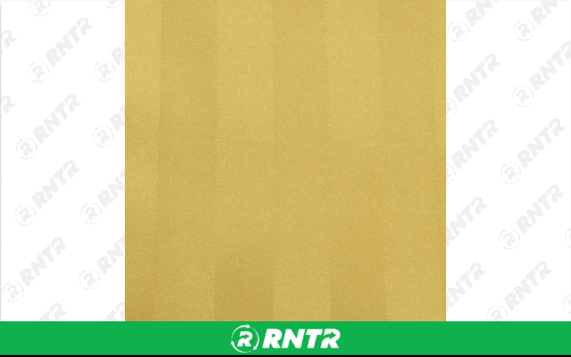  Polystripe Linen - Gold - 20in x 20in Napkin – For rent in englewood, colorado – Allwell Rents | RNTR.com – Image 1