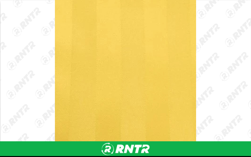  Polystripe Linen - Goldenrod - 132in Round – For rent in Englewood, Colorado – Allwell Rents | RNTR.com – Image 1 of 1