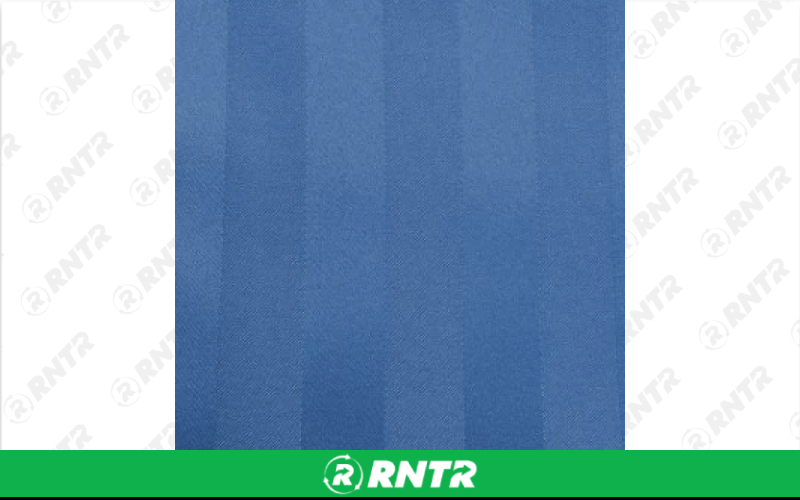  Polystripe Linen - Periwinkle - 120in Round – For rent in englewood, colorado – Allwell Rents | RNTR.com – Image 1