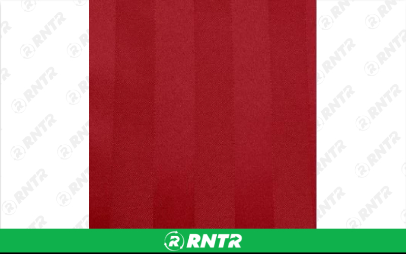  Polystripe Linen - Red - 20in x 20in Napkin – For rent in englewood, colorado – Allwell Rents | RNTR.com – Image 1