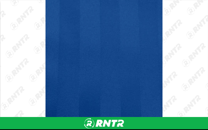  Polystripe Linen - Royal Blue - 90in x 132in Banquet – For rent in Englewood, Colorado – Allwell Rents | RNTR.com – Image 1 of 1