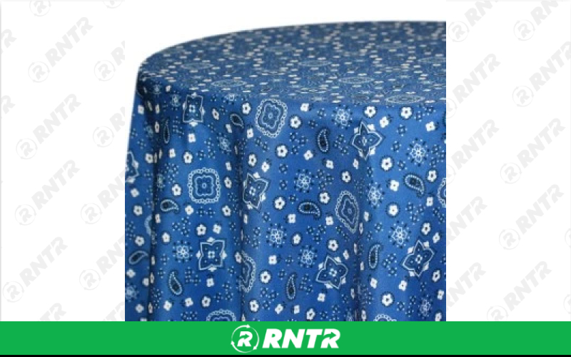  Print Linen - Bandana Blue - 20in x 20in Napkin – For rent in Englewood, Colorado – Allwell Rents | RNTR.com – Image 1 of 1