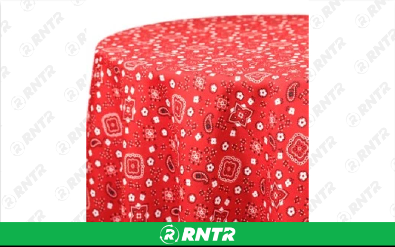  Print Linen - Bandana Red - 20in x 20in Napkin – For rent in englewood, colorado – Allwell Rents | RNTR.com – Image 1