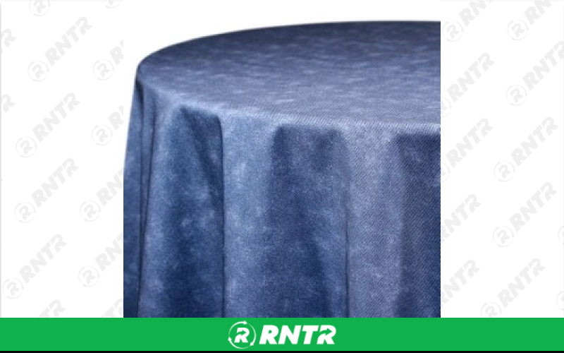 Print Linen - Denim - 84in x 84in Overlay – For rent in englewood, colorado – Allwell Rents | RNTR.com – Image 1