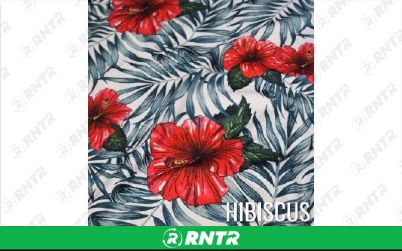  Print Linen - Hibiscus - 84in x 84in Overlay – For rent in englewood, colorado – Allwell Rents | RNTR.com – Image 1