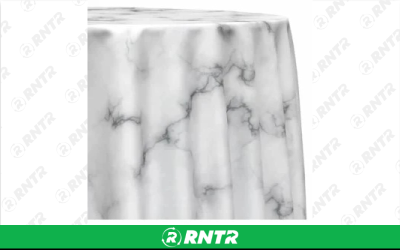  Print Linen - Marble Grey - 120in Round – For rent in englewood, colorado – Allwell Rents | RNTR.com – Image 1