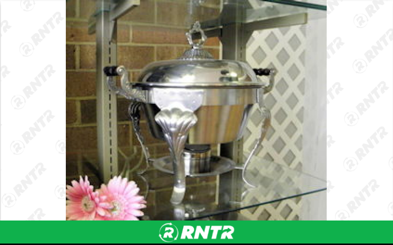 Generic RD. CHAFER/WOOD HDLs. 6QT 13 DIA – For rent in Mount Airy, North Carolina – Cooke Rentals MA | RNTR.com – Image 1 of 1