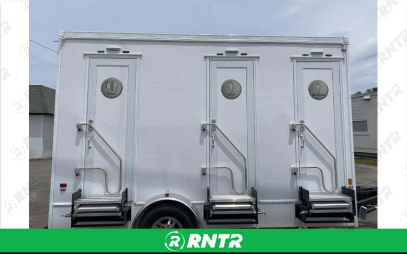 Generic RESTROOM TRAILER 4 STALL – For rent in Mount Airy, North Carolina – Cooke Rentals MA | RNTR.com – Image 1 of 3