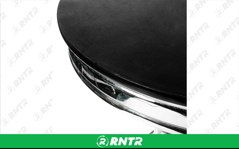 Generic Retro Bistro Table – Chrome – For rent in Portland, Oregon – Peter Corvallis Productions | RNTR.com – Image 2 of 3