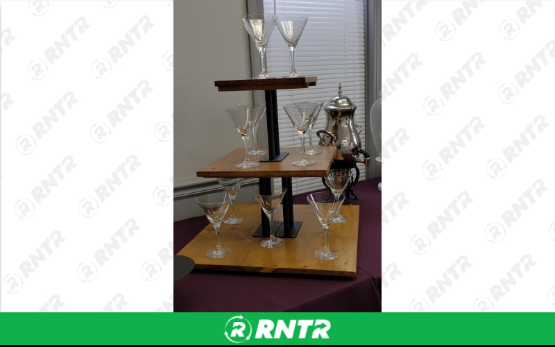 Generic RUSTIC 3-TIER SERVER-SQUARE – For rent in Mount Airy, North Carolina – Cooke Rentals MA | RNTR.com – Image 1 of 2