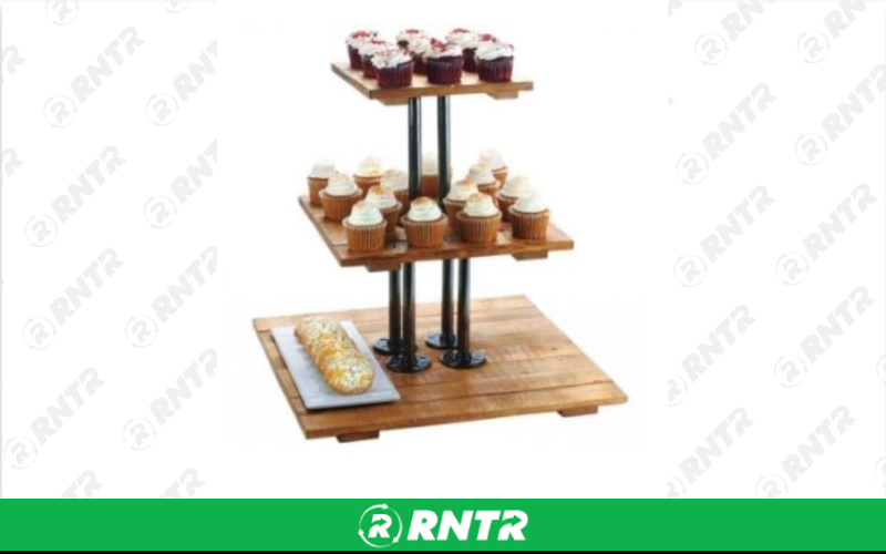 Generic RUSTIC 3-TIER SERVER-SQUARE – For rent in Mount Airy, North Carolina – Cooke Rentals MA | RNTR.com – Image 2 of 2