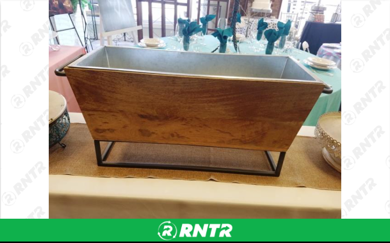 Generic RUSTIC WOODEN BEVERAGE TUB – For rent in Mount Airy, North Carolina – Cooke Rentals MA | RNTR.com – Image 1 of 1