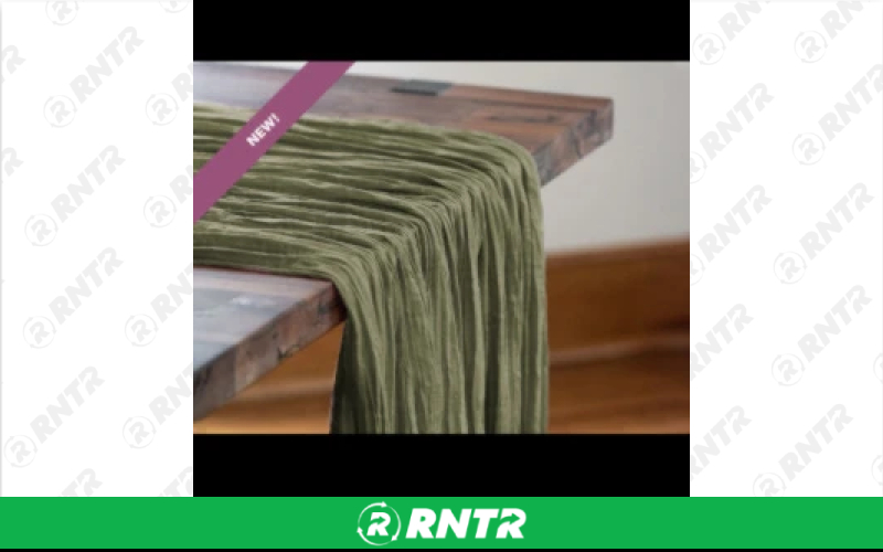  Sahara Table Runner 40in x 172in - Ivory – For rent in englewood, colorado – Allwell Rents | RNTR.com – Image 1