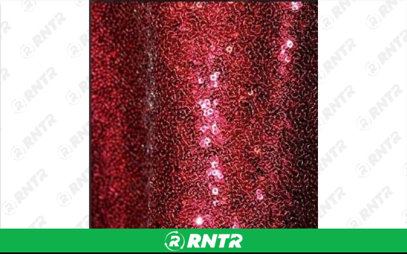  Sequin Linen - Crimson - 90in x 132in Banquet – For rent in englewood, colorado – Allwell Rents | RNTR.com – Image 1