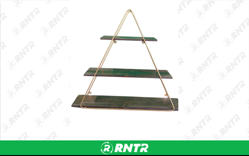 Generic SHELF - TRIANGLE 3-TIER FLOATING – For rent in Fresno, California – Expo Party Rentals | RNTR.com – Image 1 of 1