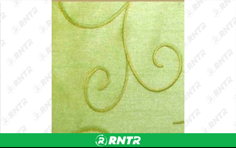  Silk Linen - Apple Green Swirl - 13in x 120in Runner – For rent in englewood, colorado – Allwell Rents | RNTR.com – Image 1