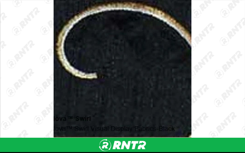  Silk Linen - Black Swirl - 13in x 120in Runner – For rent in Englewood, Colorado – Allwell Rents | RNTR.com – Image 1 of 1