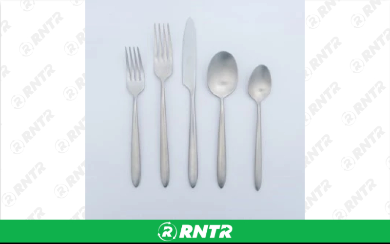  Silver Brushed Flatware - Dinner Knife – For rent in englewood, colorado – Allwell Rents | RNTR.com – Image 1