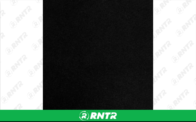  Spandex Linen - Black - 5ft Serpentine Table Fitted – For rent in englewood, colorado – Allwell Rents | RNTR.com – Image 1