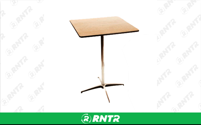 Generic Square Bistro Table – For rent in Portland, Oregon – Peter Corvallis Productions | RNTR.com – Image 1 of 1