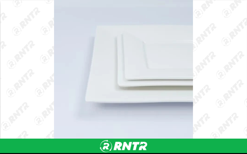  Square White Collection - Square White Rimmed Bowl 7in 12 oz – For rent in englewood, colorado – Allwell Rents | RNTR.com – Image 1