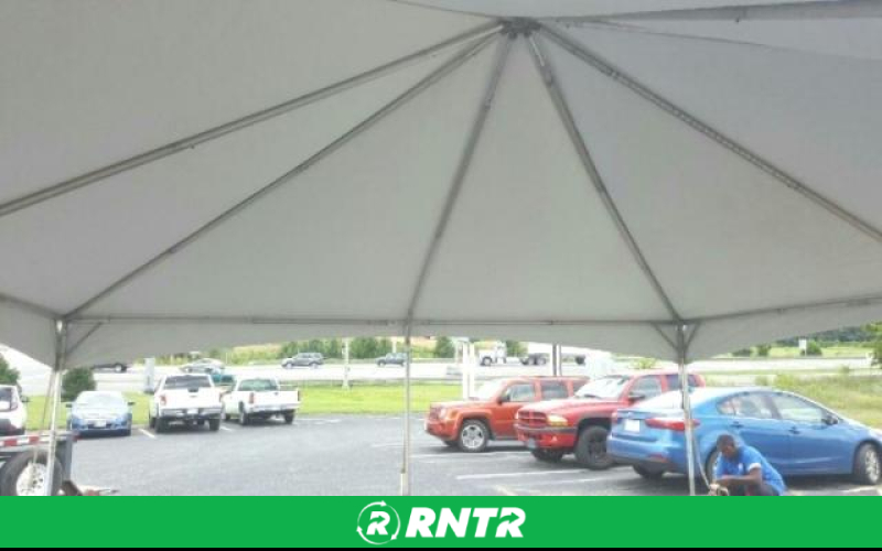 Generic TENT 20X20 WHITE FRAME – For rent in Mount Airy, North Carolina – Cooke Rentals MA | RNTR.com – Image 3 of 3