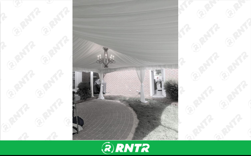 Generic TENT 20X30 WHITE FRAME – For rent in Mount Airy, North Carolina – Cooke Rentals MA | RNTR.com – Image 3 of 3