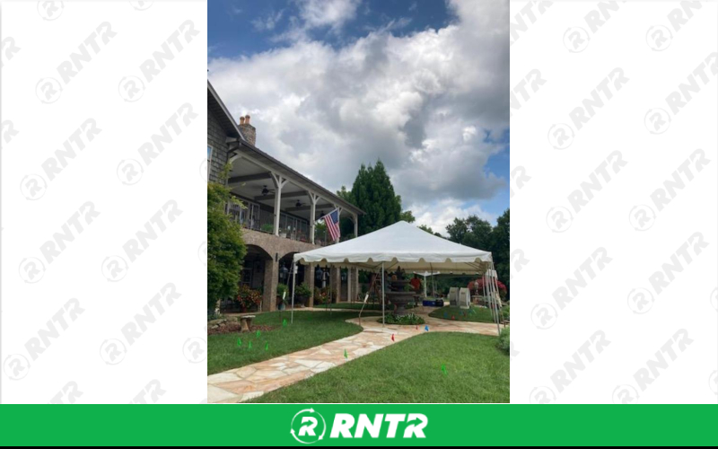 Generic TENT 20X40 WHITE FRAME – For rent in Mount Airy, North Carolina – Cooke Rentals MA | RNTR.com – Image 1 of 3