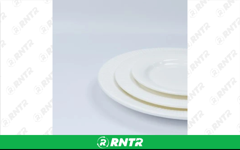  Wave White China Collection - Dinner 10in Plate – For rent in englewood, colorado – Allwell Rents | RNTR.com – Image 1