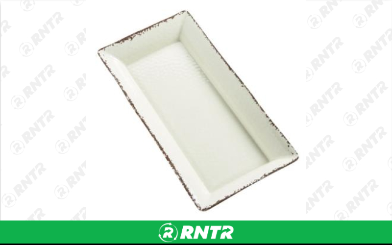 Generic WHITE ANTIQUE PLATTER RECT 21 – For rent in Mount Airy, North Carolina – Cooke Rentals MA | RNTR.com – Image 1 of 1
